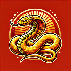 Fototapeta premium Ano chinês da serpente