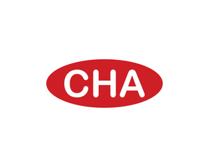 CHA logo design vector template. CHA