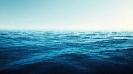 Obraz premium Serene Ocean Surface Deep Blue Water Texture Background for Design Projects