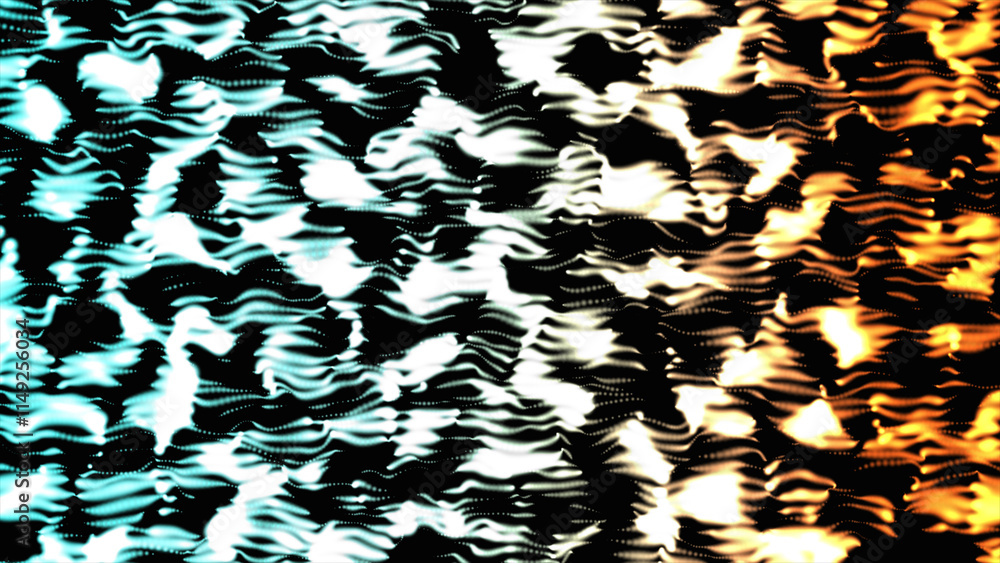 Poster abstract polygonal loop background with connected lines and dots. abstract bokeh or glitter lights o