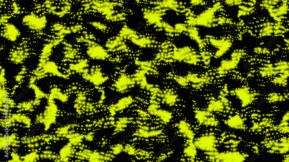 Poster computer generated 3d rendering liquid surface . abstract background with wave oil imitation effect,