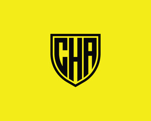 CHA logo design vector template. CHA