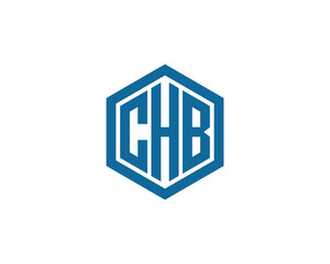 CHB logo design vector template. CHB