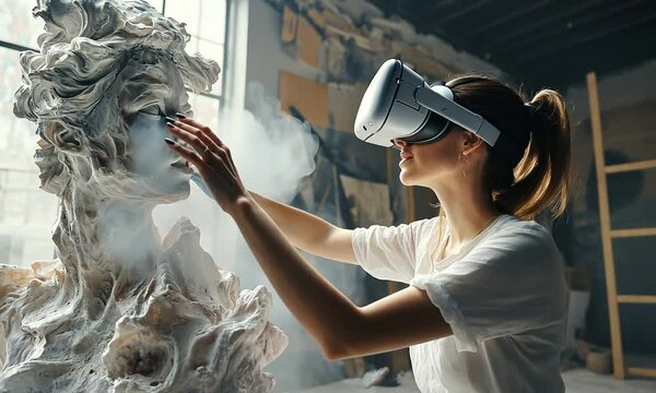 Sculpting in Virtual Reality: A Modern Artist's Innovative Approach