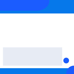 Obraz premium Modern Instagram banner shape