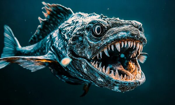 A terrifying glimpse into the deep:  Encountering the monstrous Abyssal Fangtooth Fish
