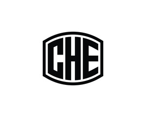 CHE Logo design vector template. CHE
