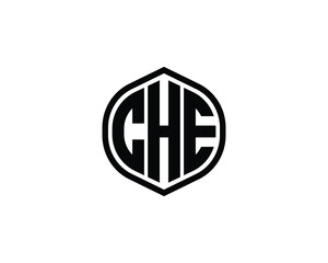 CHE Logo design vector template. CHE