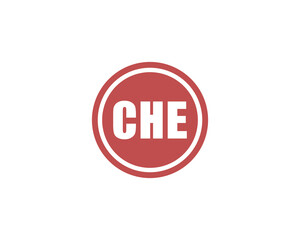 CHE Logo design vector template. CHE
