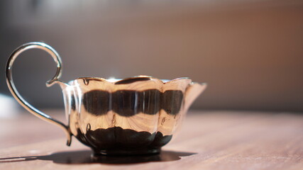 Teacups or candle holders used as interior accessories