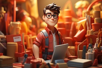 A worker advocating for fair labor practices and wages