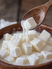 typical Brazilian June Festival - sweet milk diced 