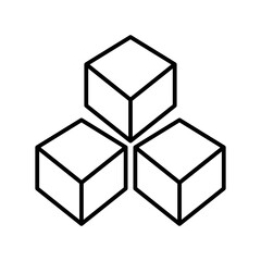 3d line icon
