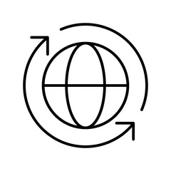 web line icon