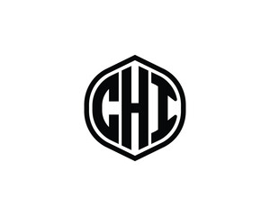 CHI logo design vector template. CHI