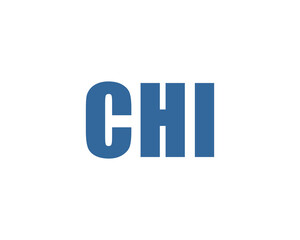 CHI logo design vector template. CHI