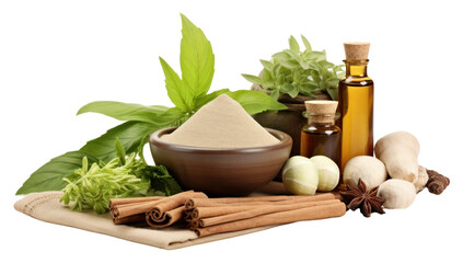 PNG Spa massage herbs plant food.