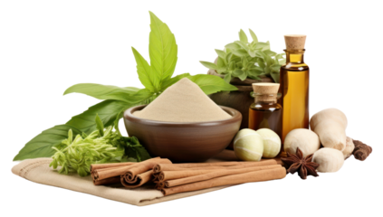 PNG Spa massage herbs plant food.