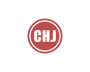 CHJ logo design vector template. CHJ