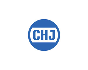 CHJ logo design vector template. CHJ