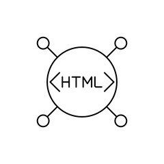 Accessibility Outline Icon Implies attributes for accessibility in HTML.