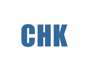 CHK Logo design vector template. CHK
