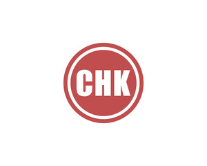 CHK Logo design vector template. CHK