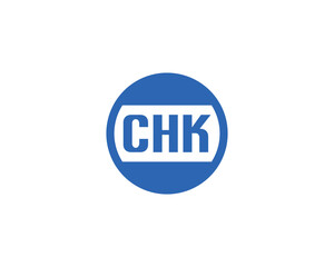 CHK Logo design vector template. CHK