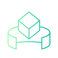 3d gradient icon