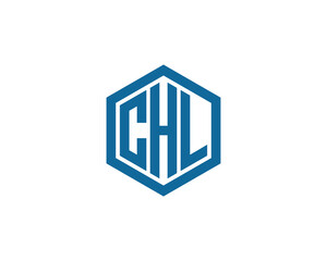 CHL logo design vector template. CHL
