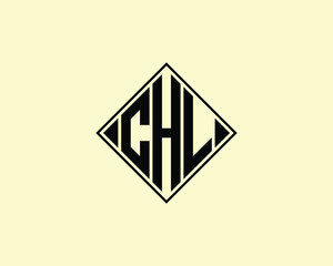 CHL logo design vector template. CHL