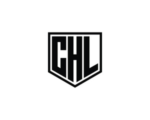 CHL logo design vector template. CHL