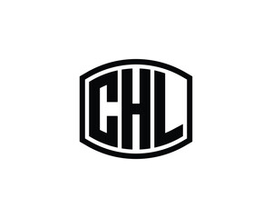 CHL logo design vector template. CHL