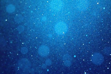 Blue background with scattered, fine white specks resembling dust or tiny particles, uneven, microscopic