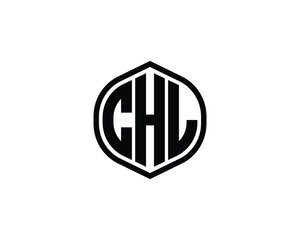 CHL logo design vector template. CHL