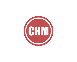 CHM logo design vector template. CHM