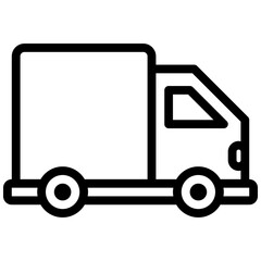 Delivery Truck icon illustration	