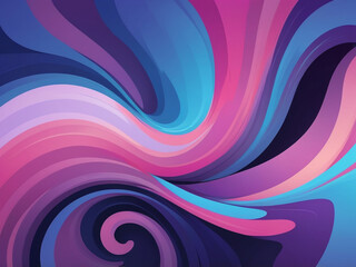 Fototapeta premium A colorful abstract background with swirling gradients of blue, purple, and pink
