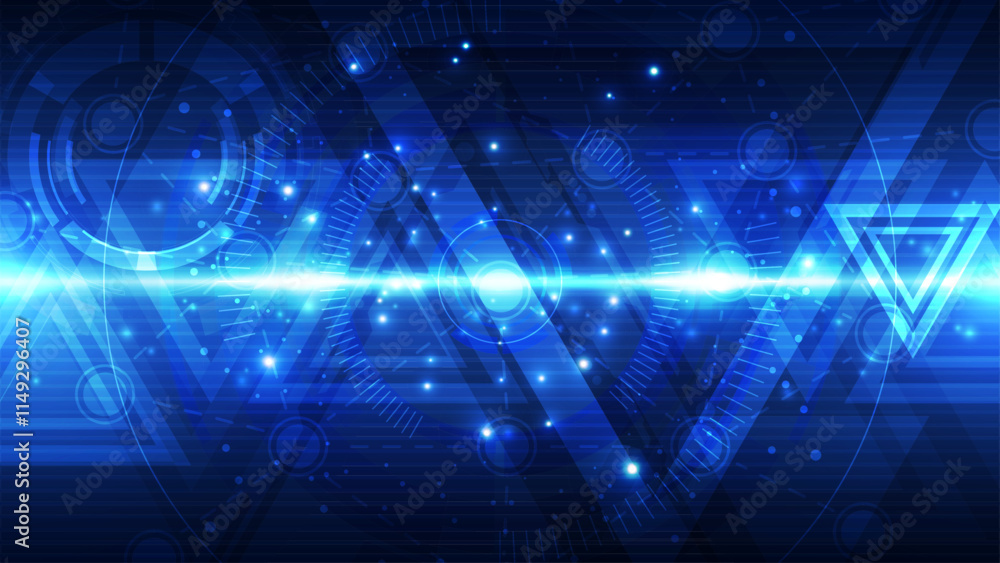 Poster abstract technology vector background. futuristic technology style. elegant background for business 