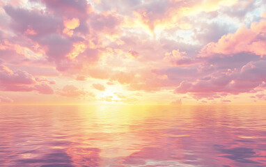 Obraz premium sunset over the sea