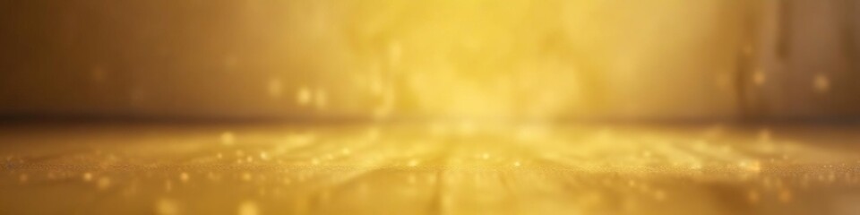 Obraz premium Soft Focus Yellow Background with Defocused Lights and Shadow, ambient light, , yellow background