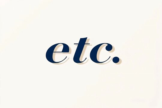 &ldquo;etc.&rdquo; is an abbreviation for et cetera