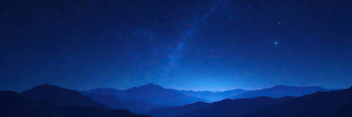 Dark blue wallpaper with a subtle gradient effect, ambiance, night sky, cosmic