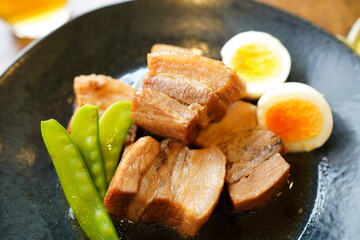 国産豚バラ角煮