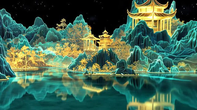 holography ink landscape
