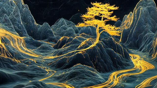 holography ink landscape