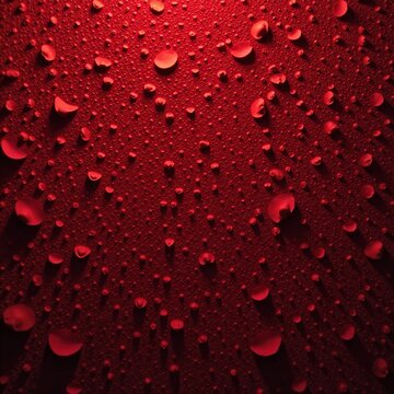 Deep crimson background with distorted shapes, abstract art, unnerving