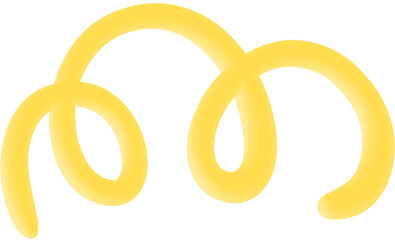 minimal Golden yellow spiral line
