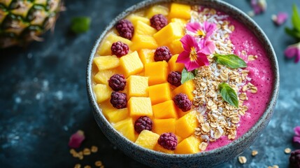 Delicious and Healthy Smoothie Bowl