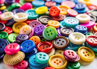 White Plastic Buttons, Macro Photography, Clipping Path, Urban Exploration, Detail Shot